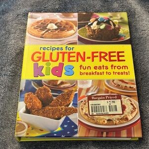 Gluten-Free Kids Cookbook - Bright Yellow Cover